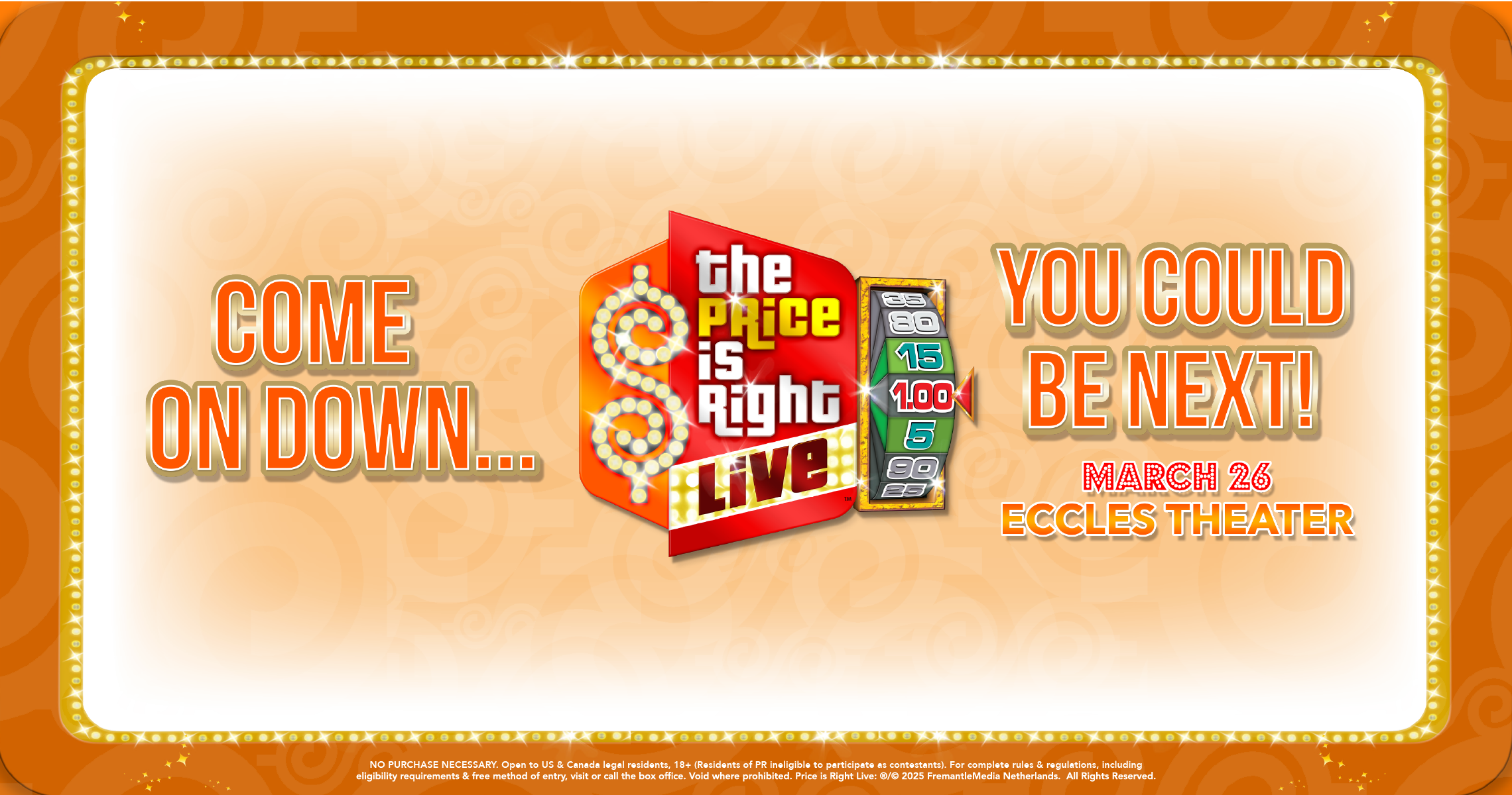 The Price is Right Live - Live at the Eccles